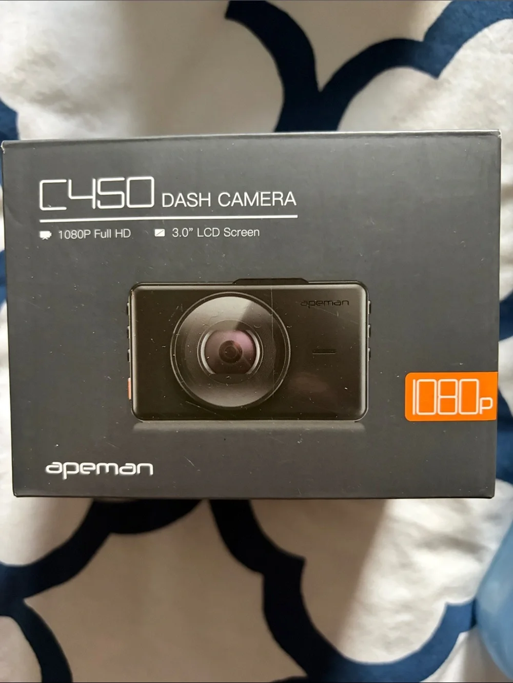 C450 Black Dash Camera — 1080P Full HD with 3.0